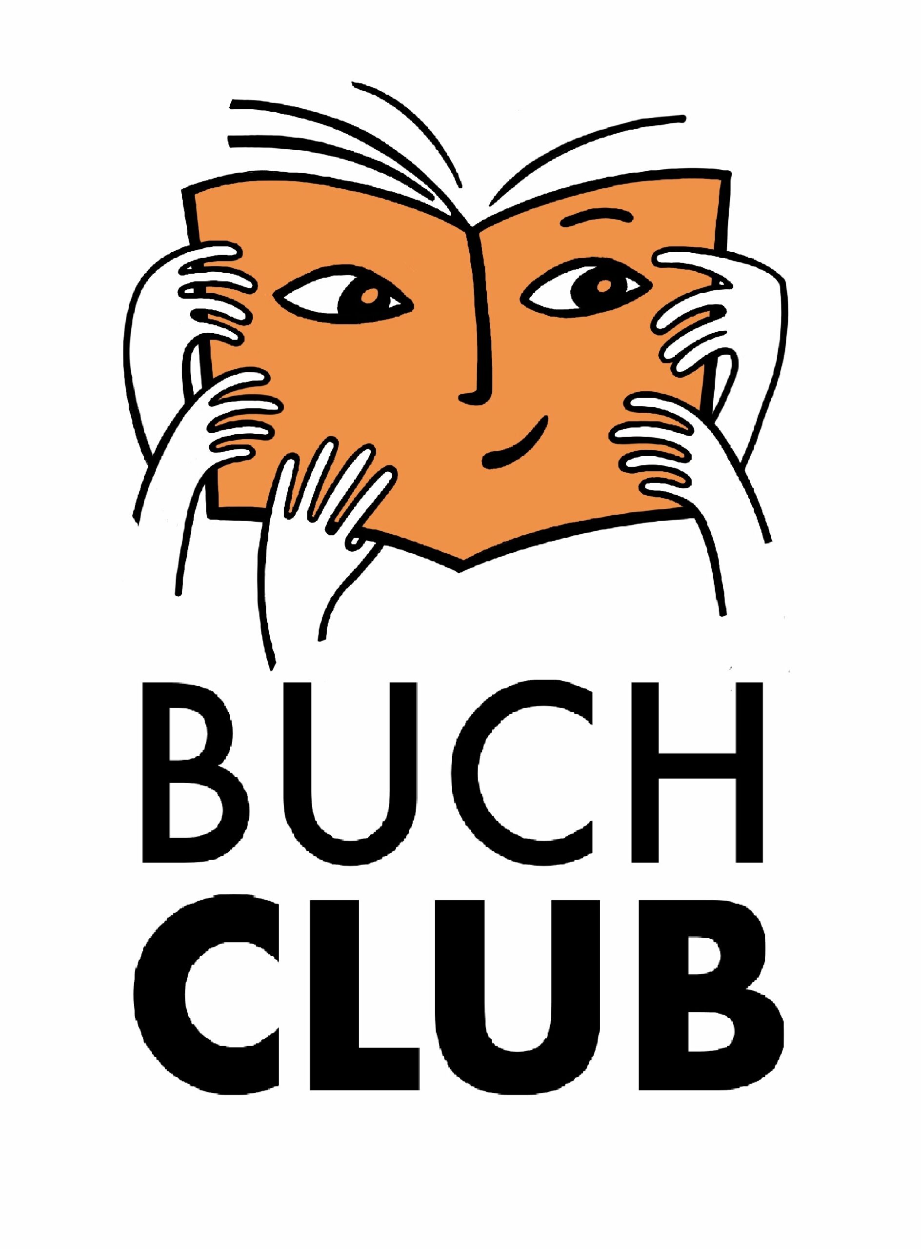 Buchclub Logo unten - Schrift Buch schlicht